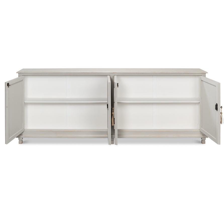 Soft Gray Harper Sideboard - Belle Escape