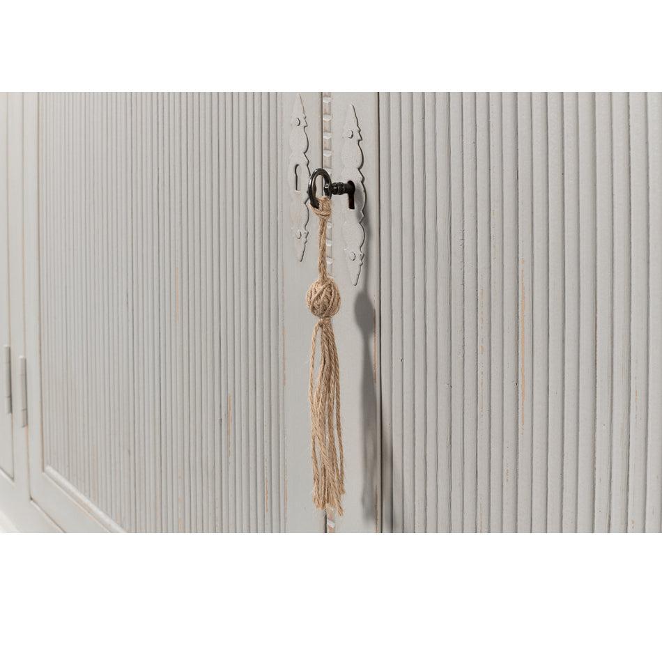 Soft Gray Harper Sideboard - Belle Escape