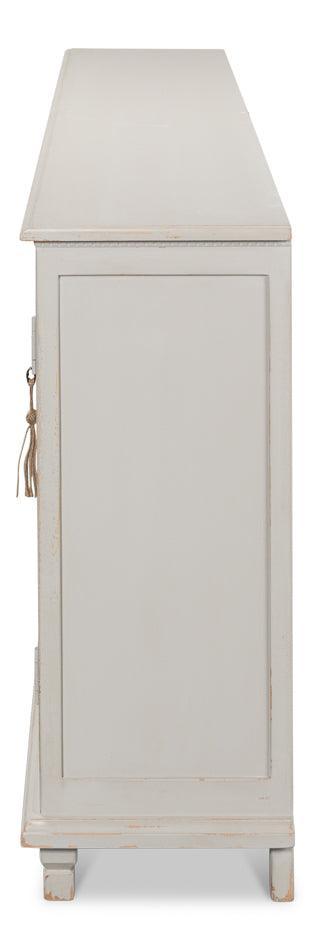 Soft Gray Harper Sideboard - Belle Escape