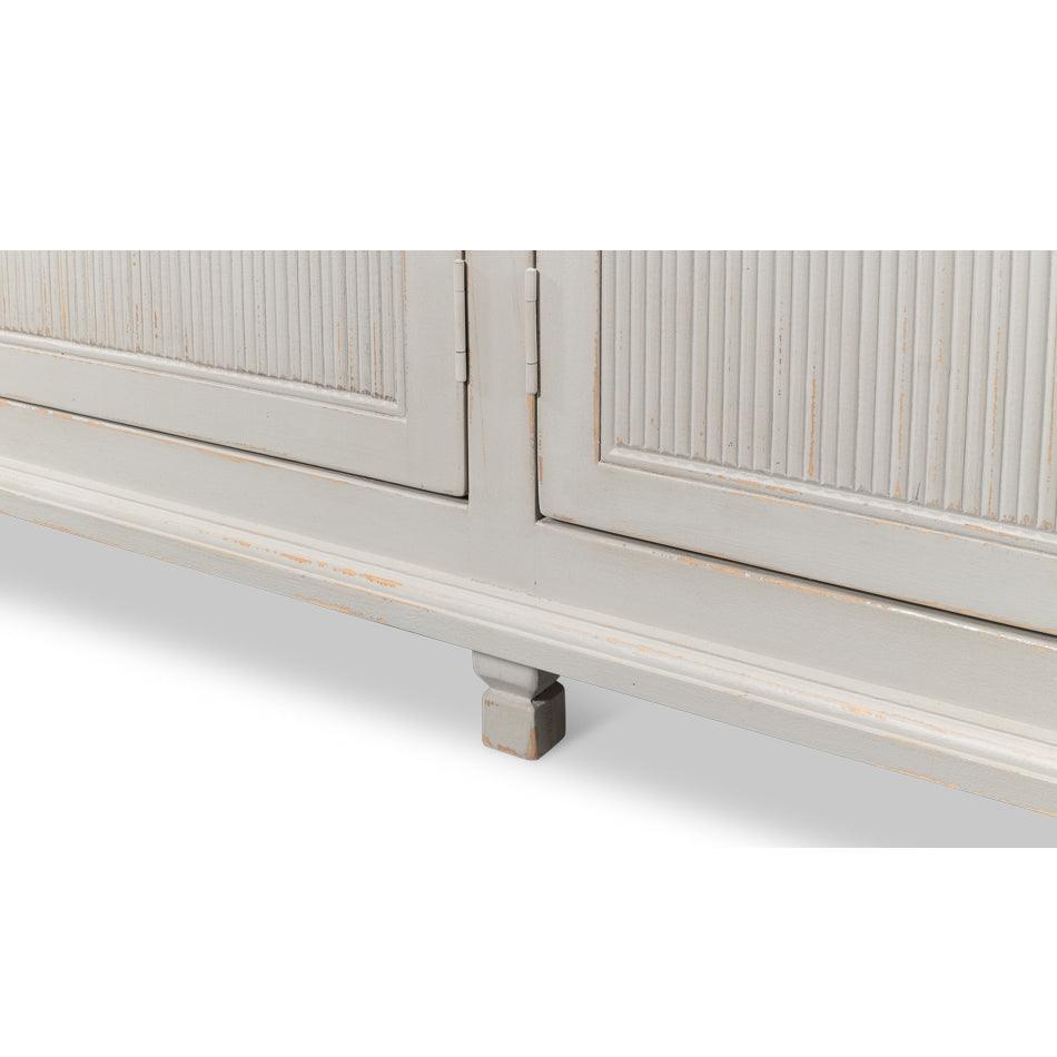 Soft Gray Harper Sideboard - Belle Escape
