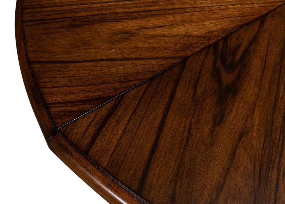 Soho Dark Walnut Jupe Dining Table - Belle Escape