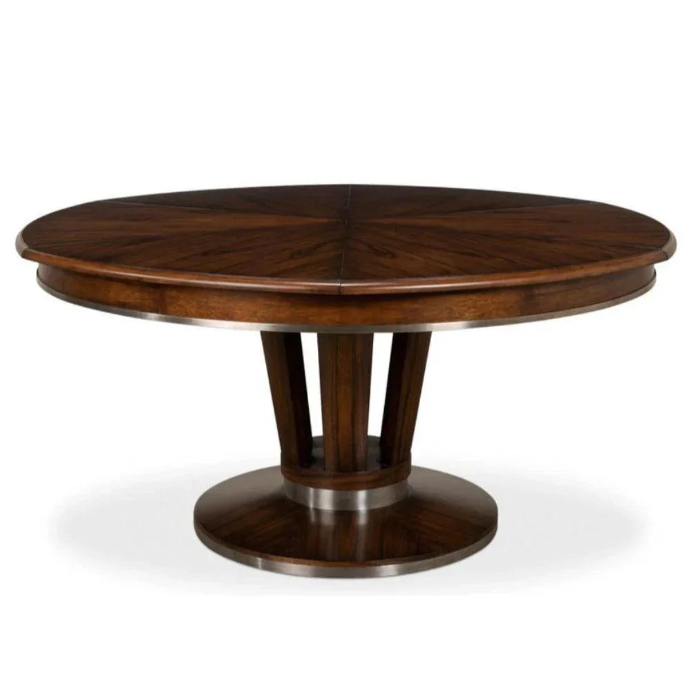 Soho Dark Walnut Jupe Dining Table