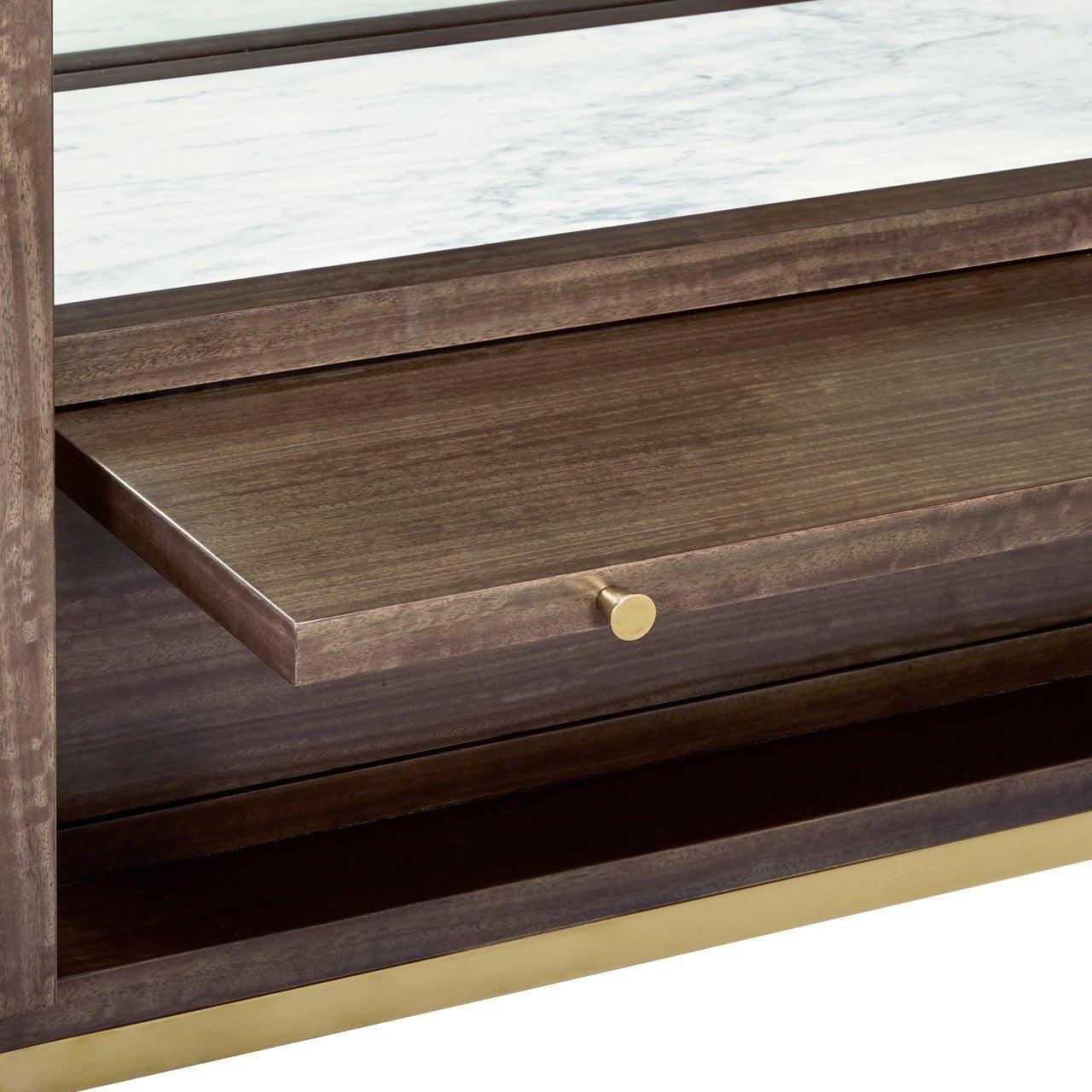 Tawny Brown 2-Door Cabinet
