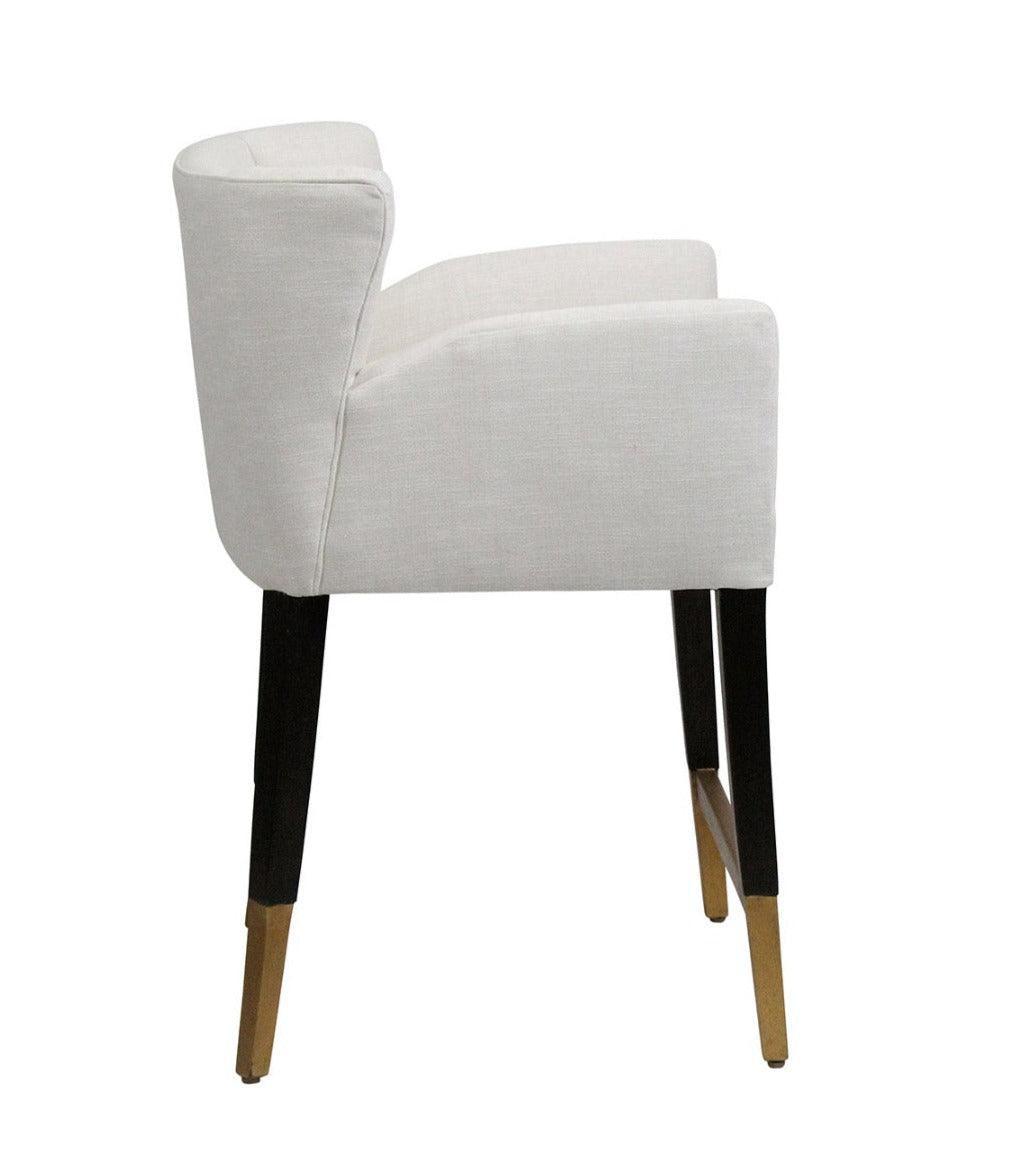 Stone Fabric Contemporary Counter Stool - Belle Escape