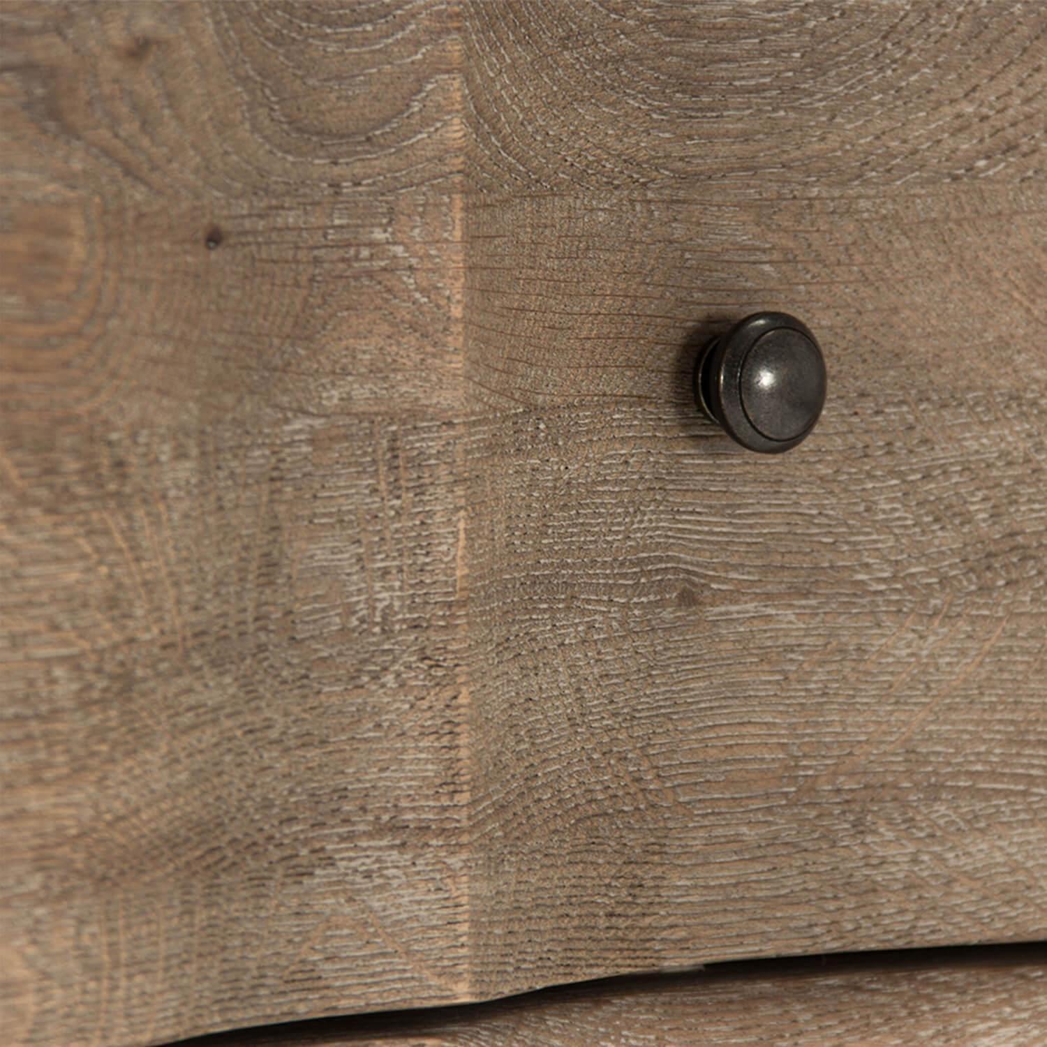 Stone Top Gray Oak Chest - Belle Escape