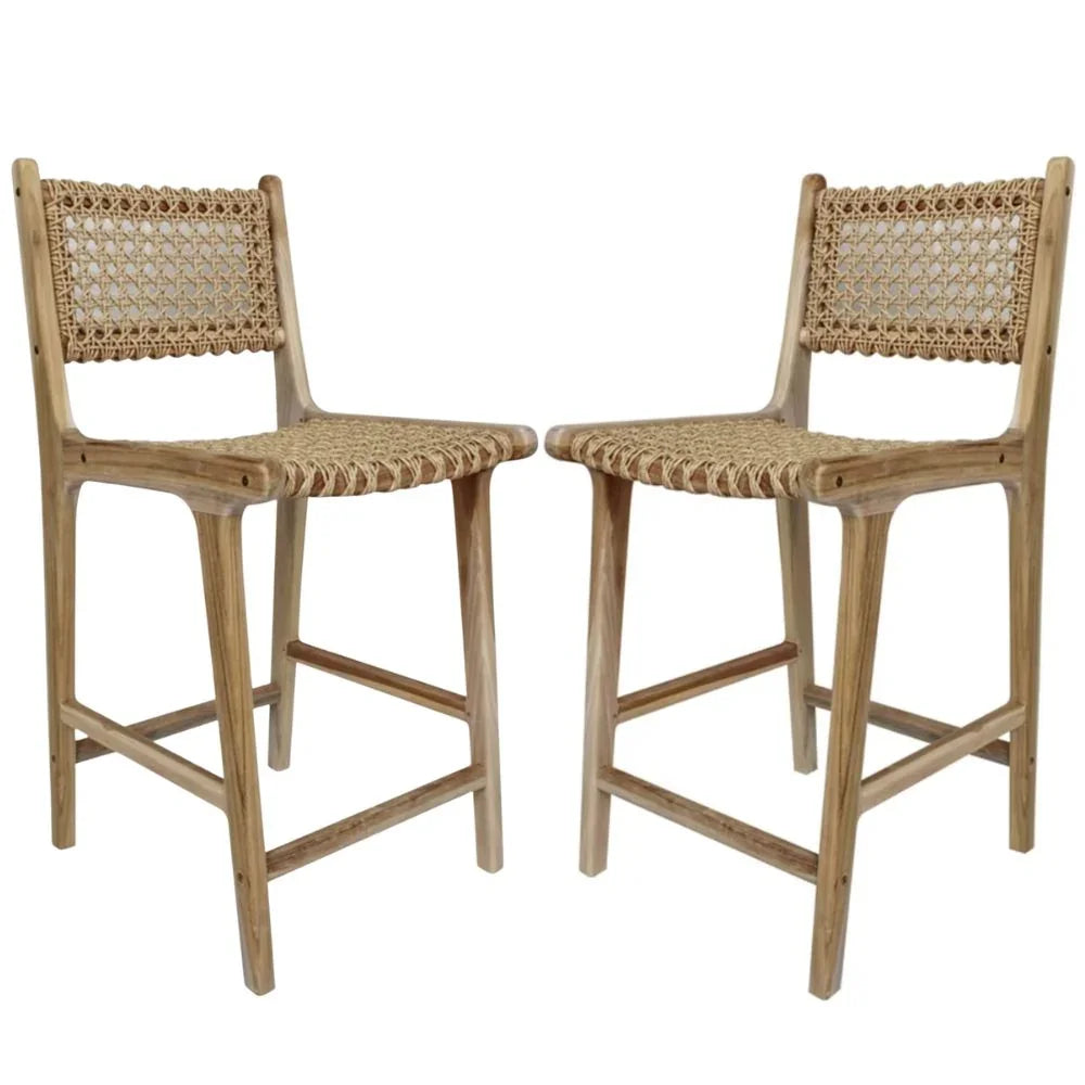 Teak Outdoor Counter Stool