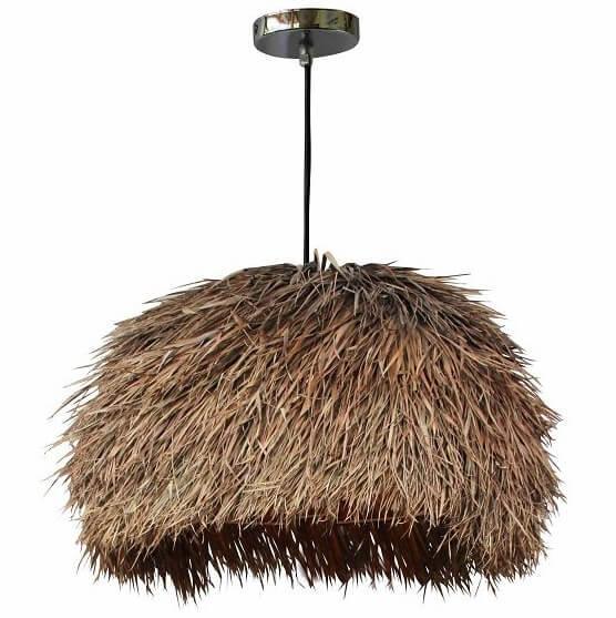 Thatched Island Pendant Light - Belle Escape