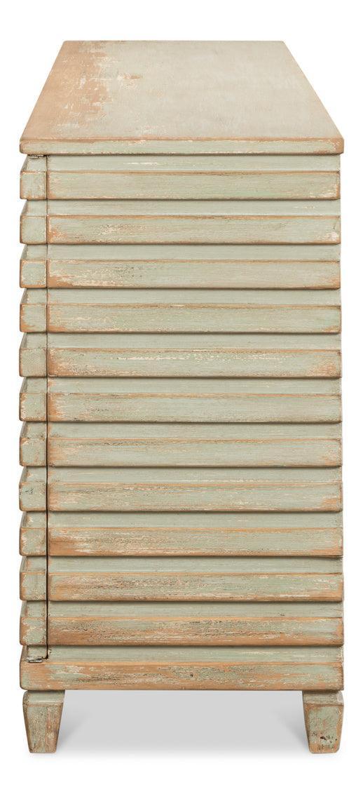 Tristen Sage Green Sideboard - Belle Escape