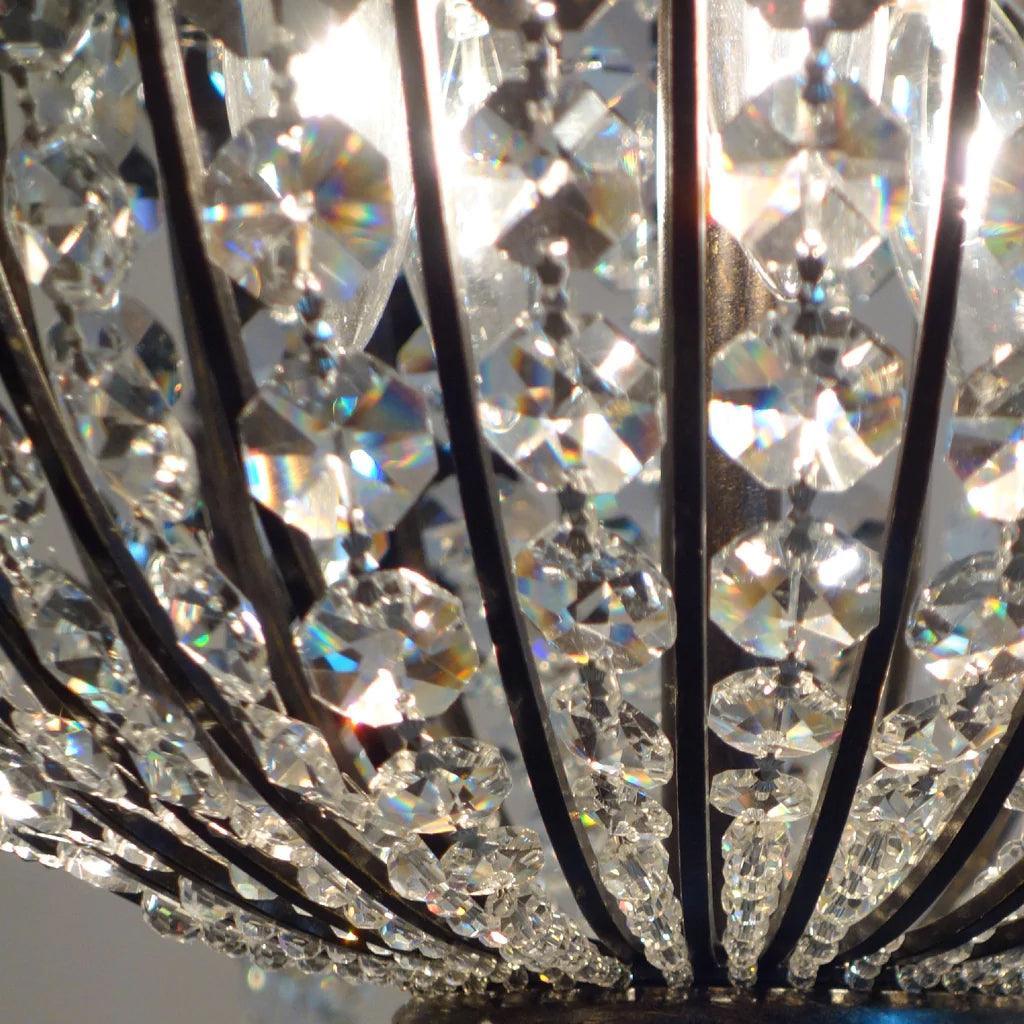 Vanderbilt Faceted Crystal Chandelier - Belle Escape