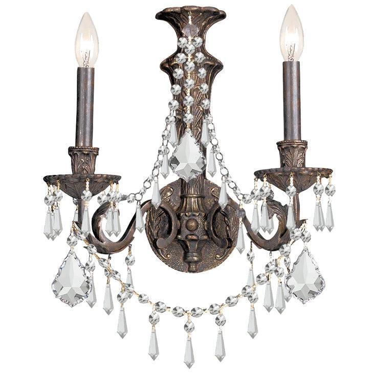Vanderbilt Faceted Crystal Sconce - Belle Escape