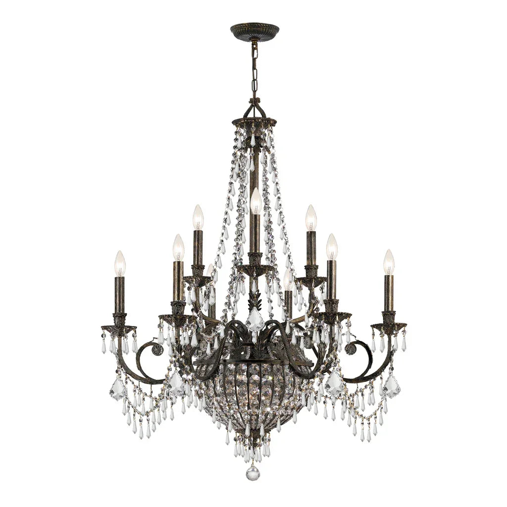 Vanderbilt Faceted Crystal Chandelier