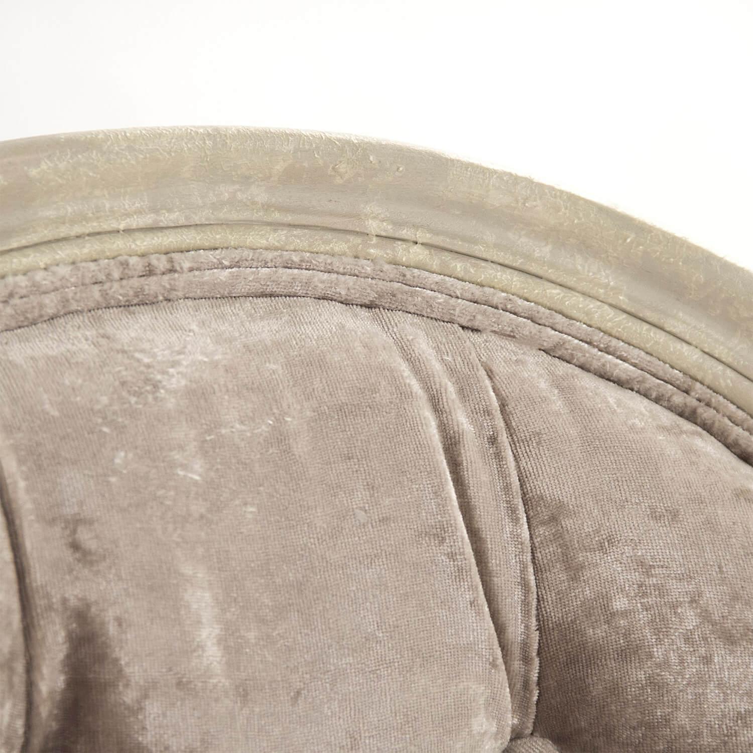 Velvet Round Back Medallion Side Chairs - Pair - Belle Escape