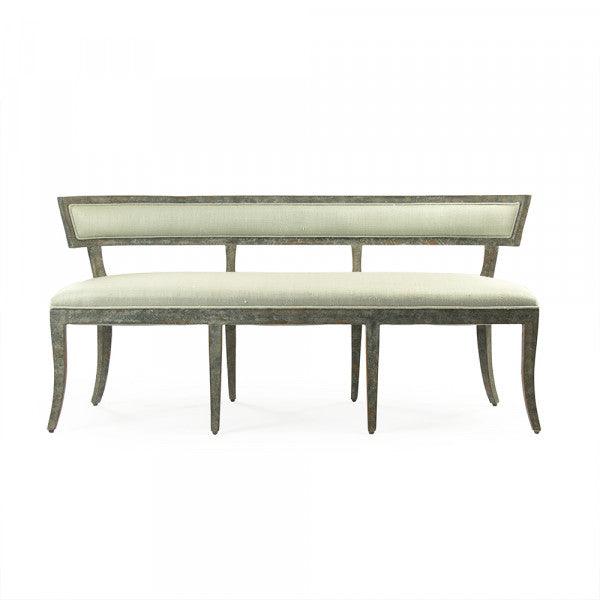 Verte Modern French Curved Bench - Belle Escape