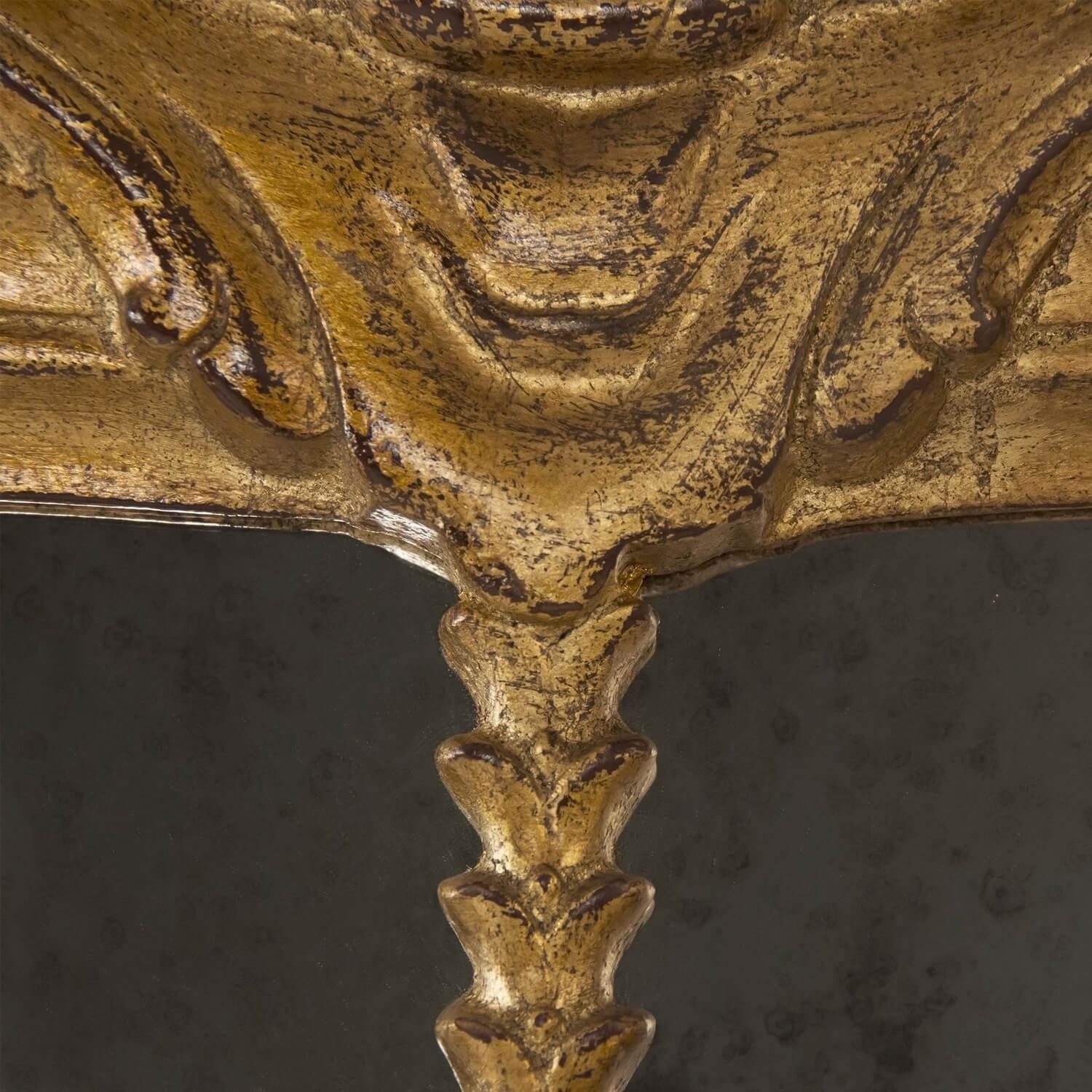 Vintage Gold Parisian Floor Mirror - Belle Escape