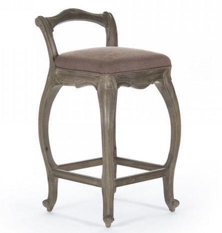 Vintage Rose Farmhouse Counter Stool - Belle Escape