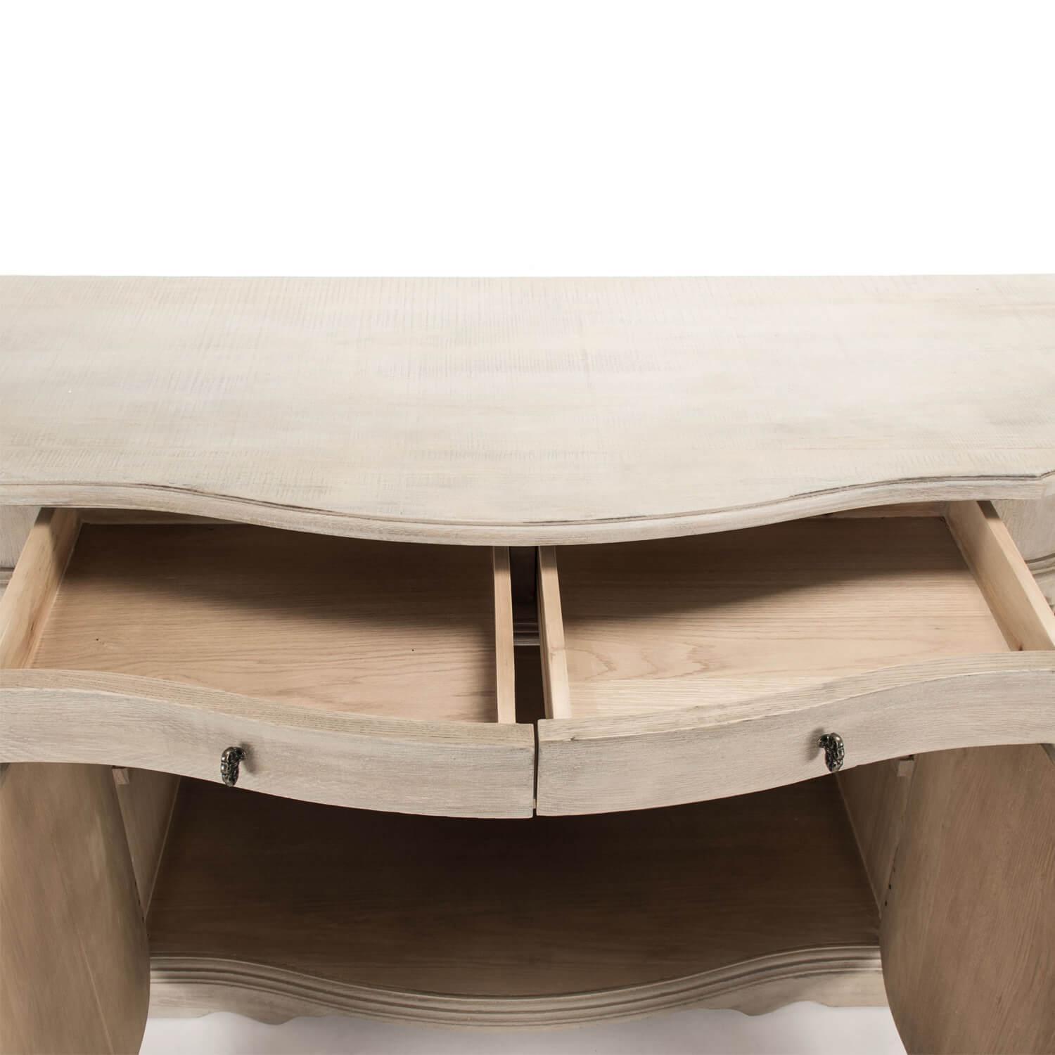 Washed Wood Courbe Buffet - Belle Escape