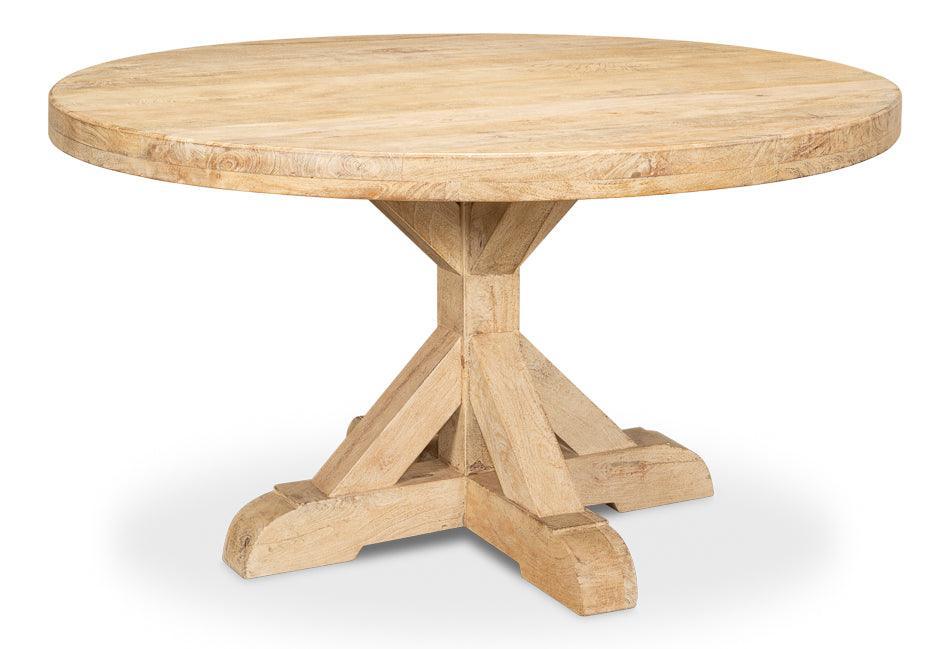 Wheat Sheaf Round Dining Table - Belle Escape