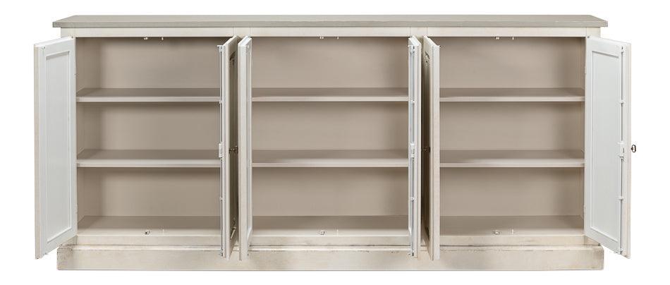White French Louis Buffet with Grey Top - Belle Escape