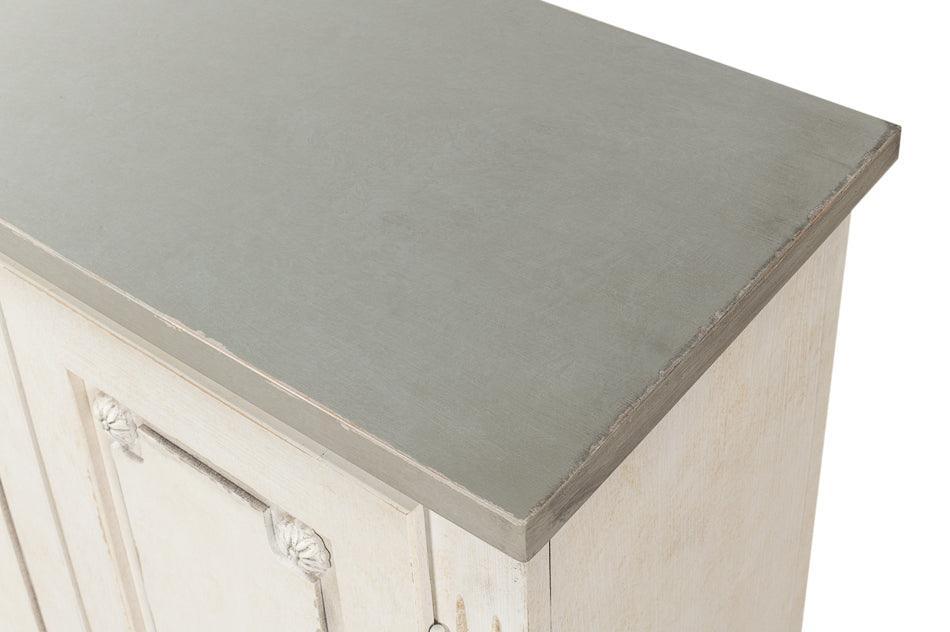 White French Louis Buffet with Grey Top - Belle Escape