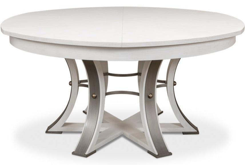White Tower Extendable Jupe Dining Table - Belle Escape