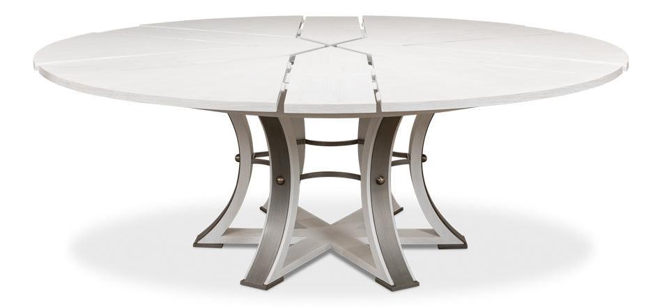 White Tower Extendable Jupe Dining Table - Belle Escape