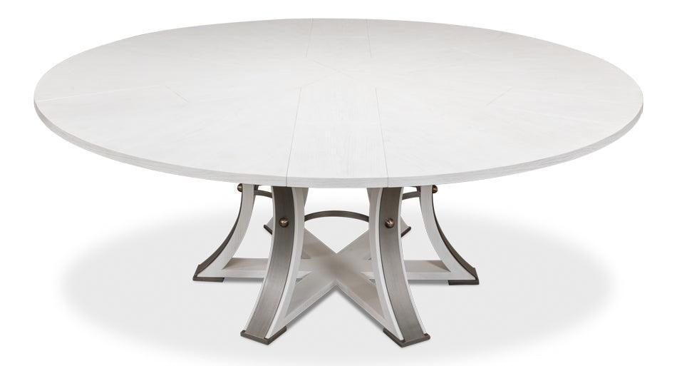 White Tower Extendable Jupe Dining Table - Belle Escape