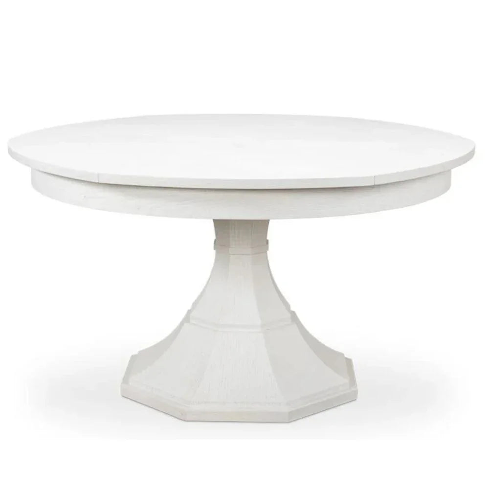 White Giselle Jupe Dining Table