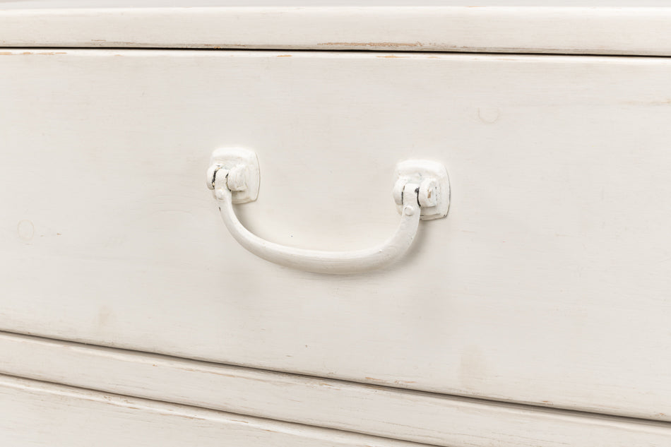 Willow White 3-Drawer Side Chest
