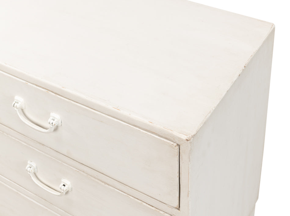 Willow White 3-Drawer Side Chest