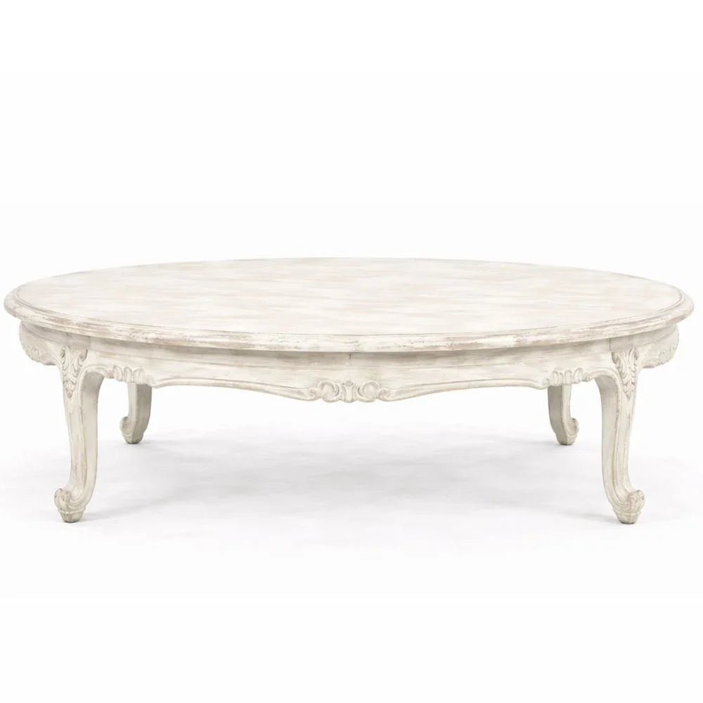 Lac White French Dejeuner Coffee Table