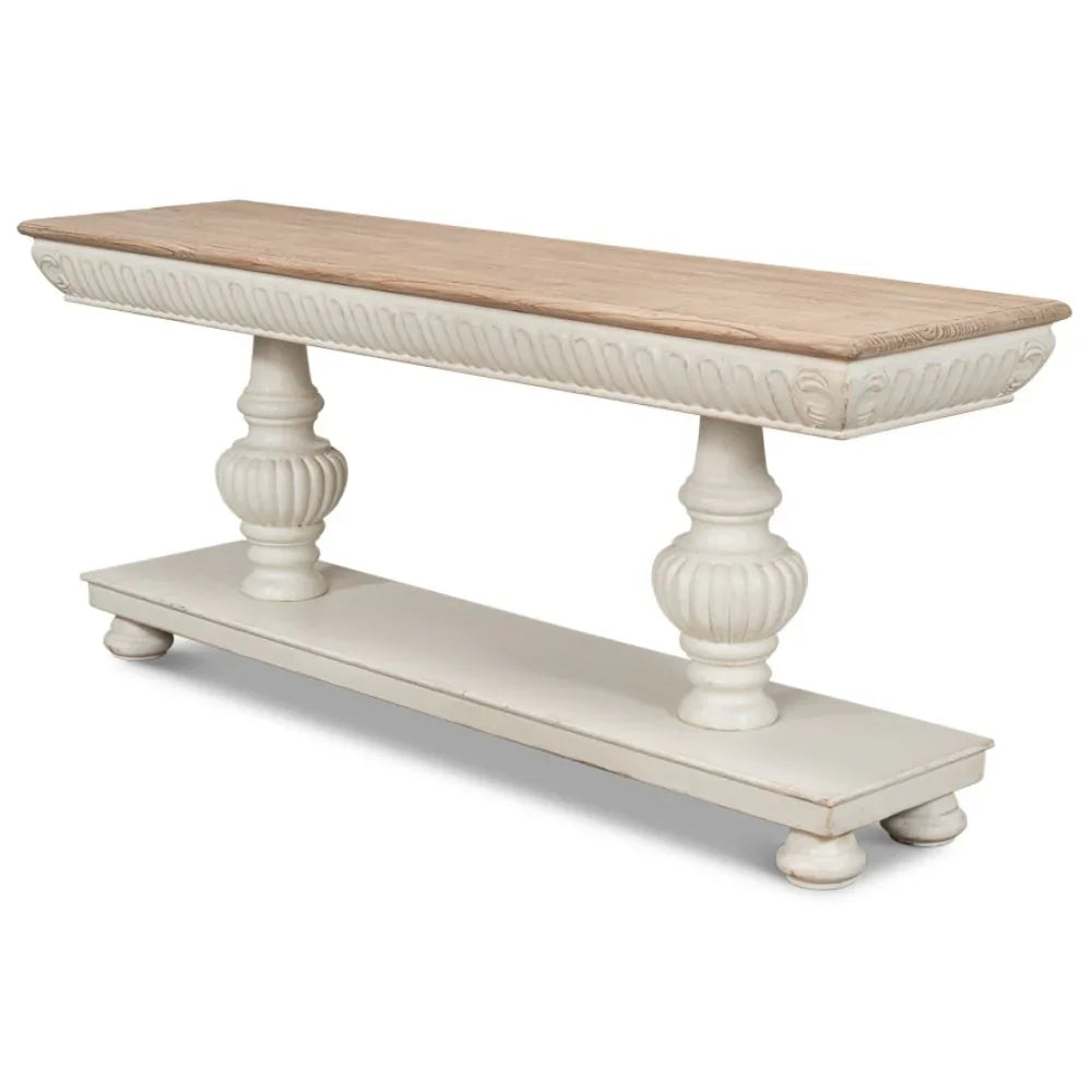 Fontainebleau White Console Table