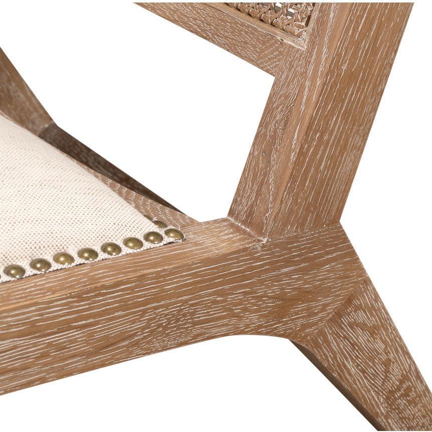 Windswept Cane Back Accent Chair - Belle Escape