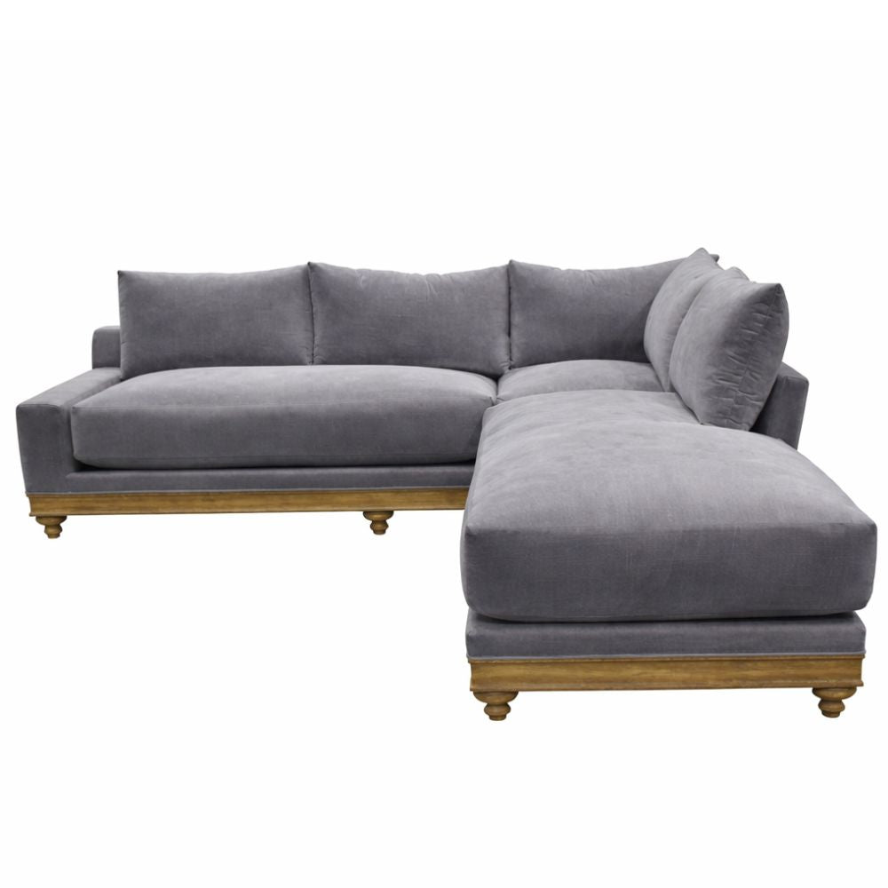 Long Wood Platform Sectional