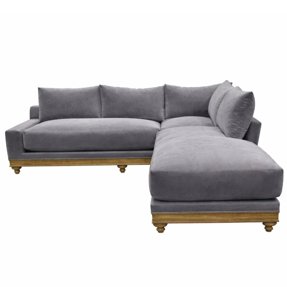 Long Wood Platform Sectional