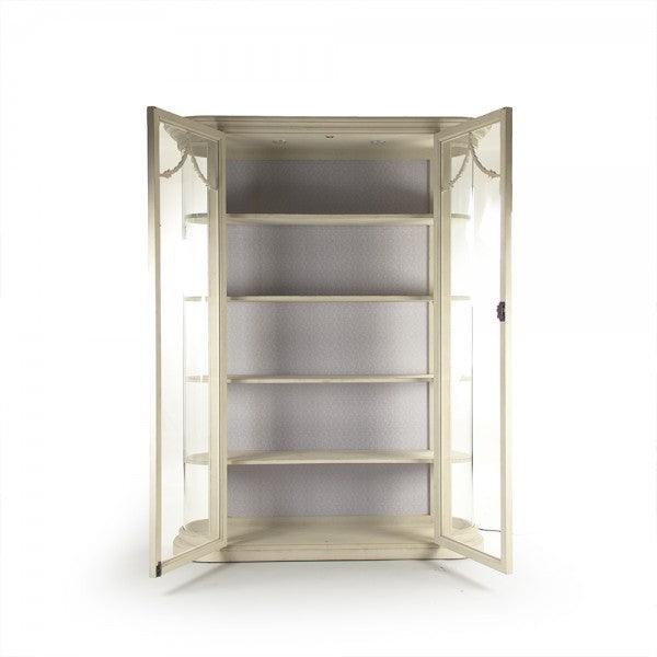 Oval Parisian Vitrine Cabinet - Belle Escape
