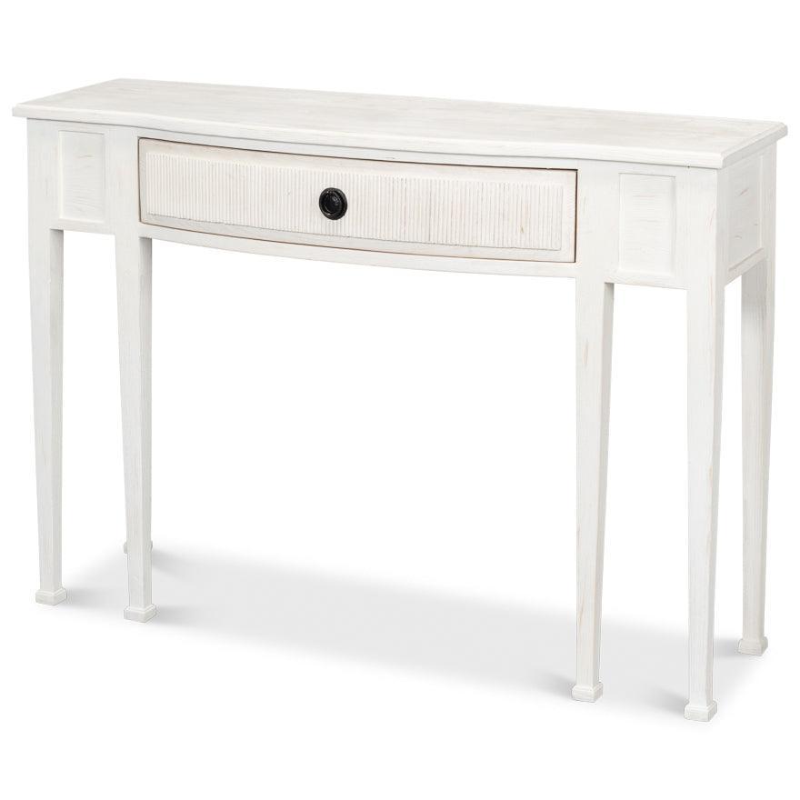 Madora Console Table, Bungalow White - Belle Escape