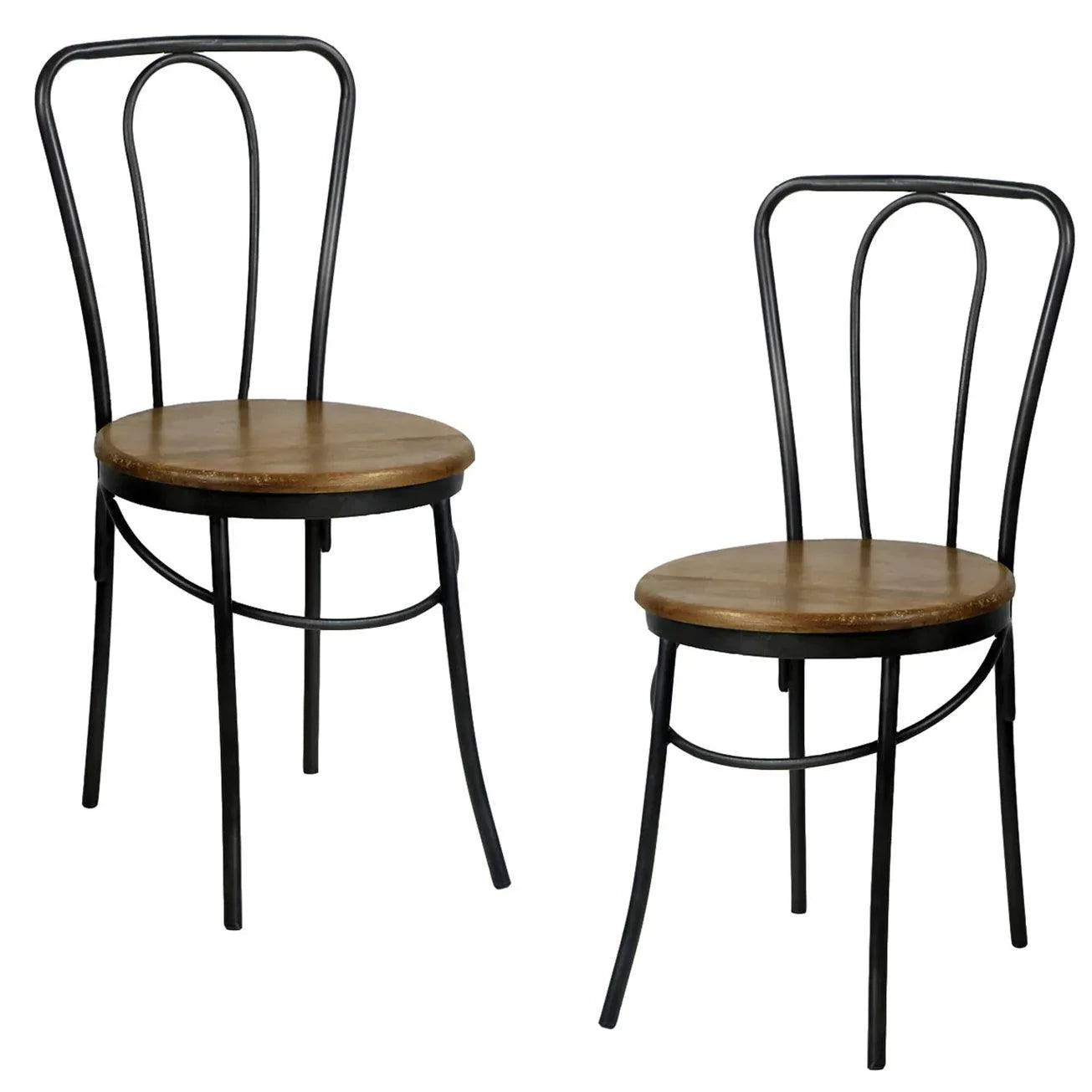 French Patisserie Chairs - Pair - Belle Escape