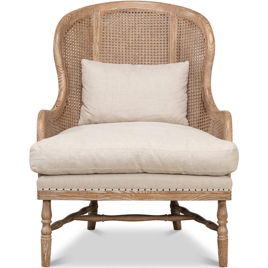 Round Back Rattan Accent Chair - Belle Escape