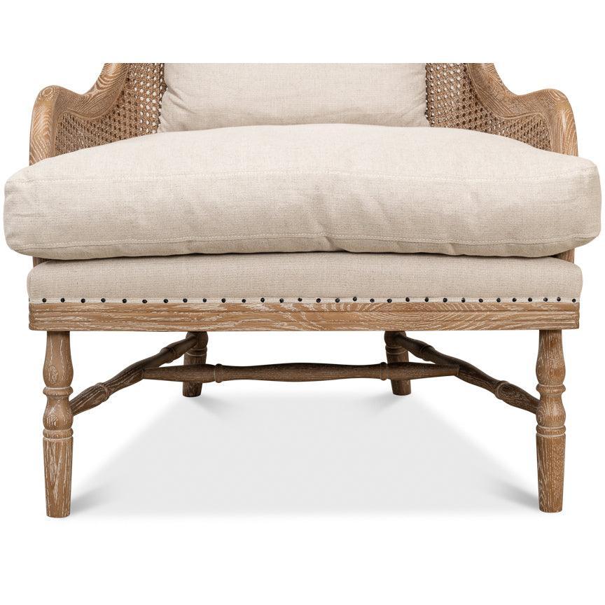 Round Back Rattan Accent Chair - Belle Escape