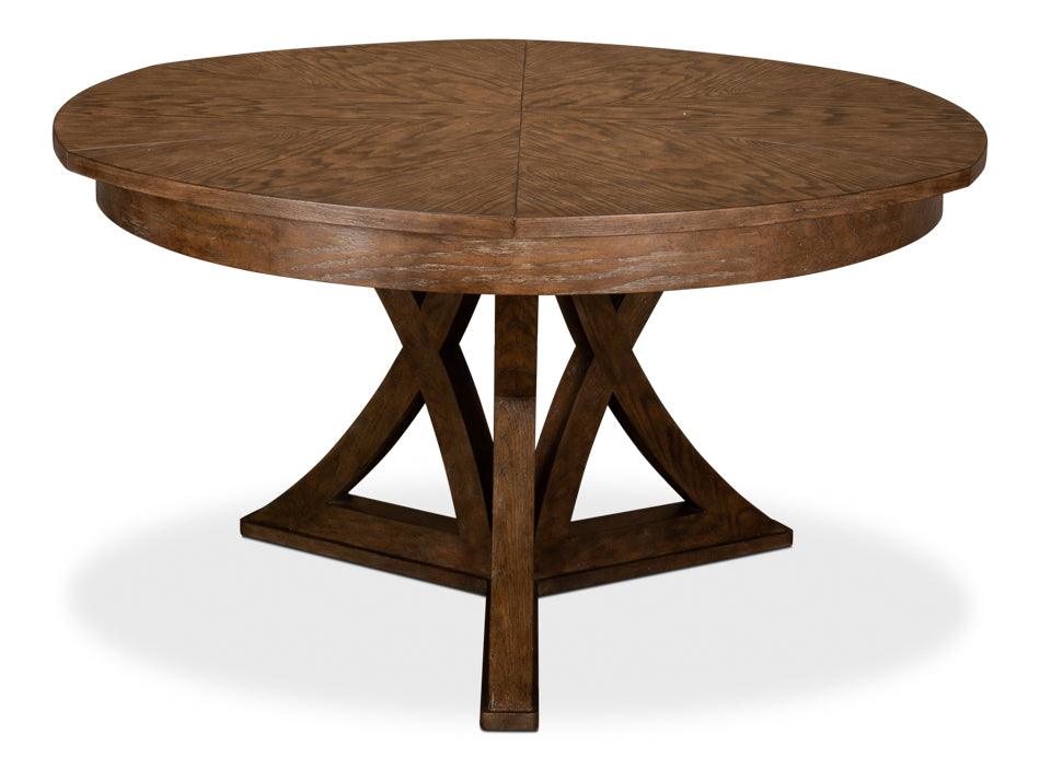 Large Casual Mink Jupe Dining Table - Belle Escape