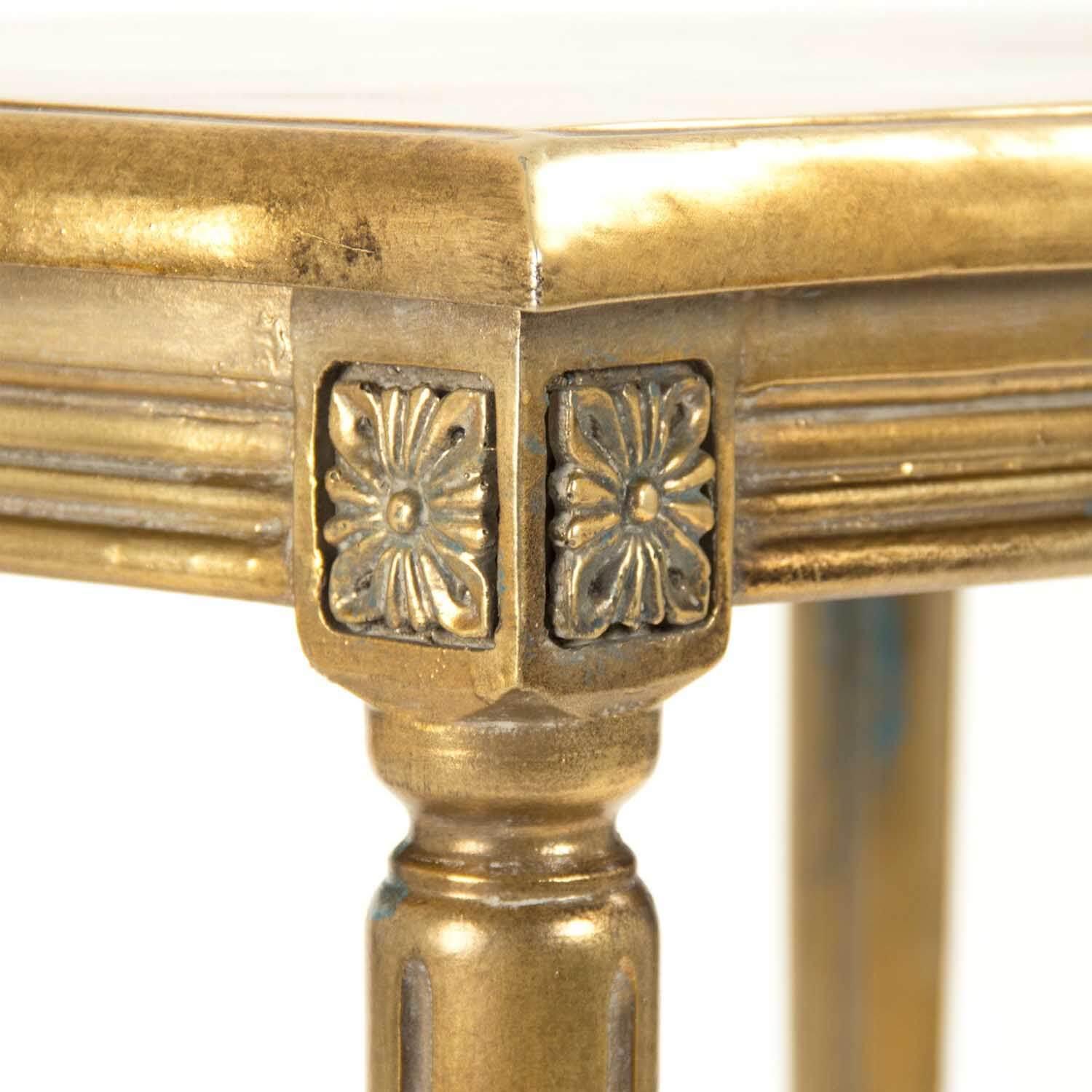 Gold Medallion End Table - Belle Escape