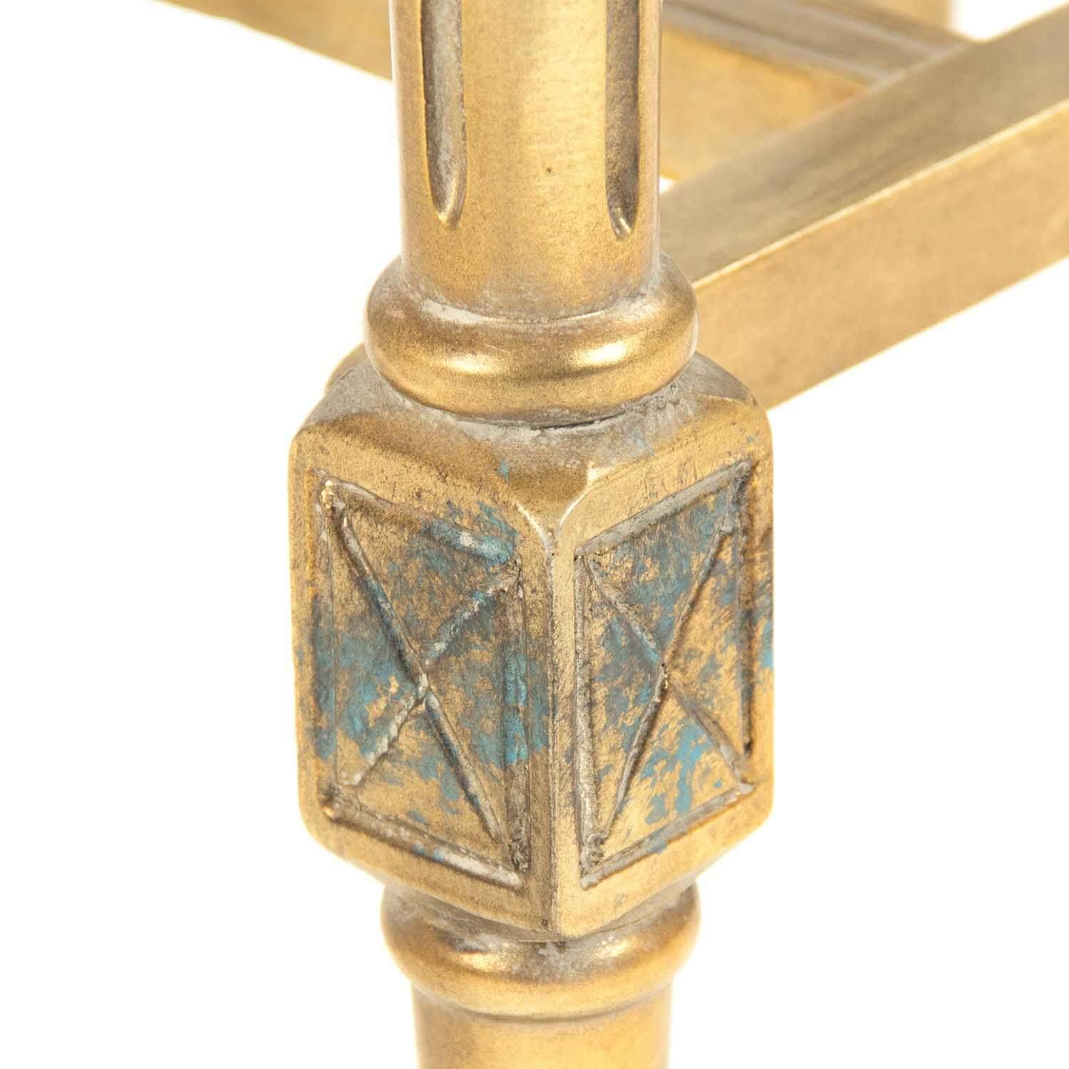 Gold Medallion End Table - Belle Escape