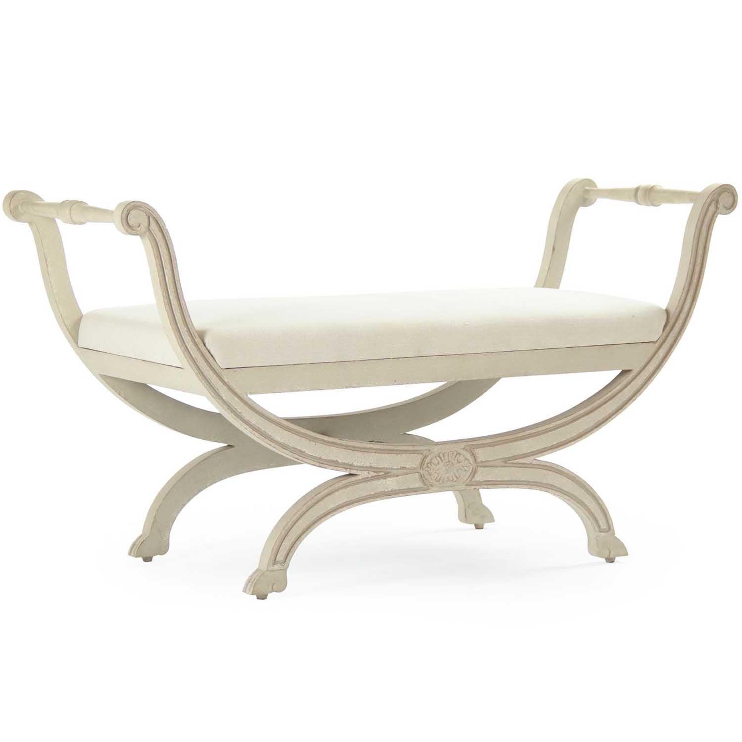 Grand French Curved Bench - Belle Escape