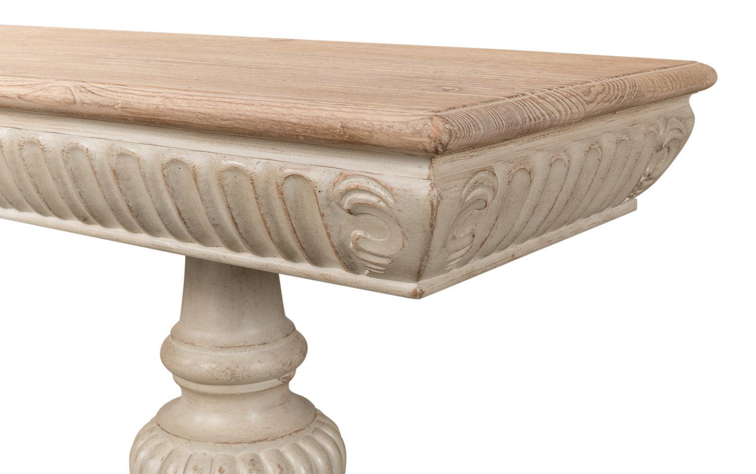 Fountainebleau Taupe Console Table - Belle Escape