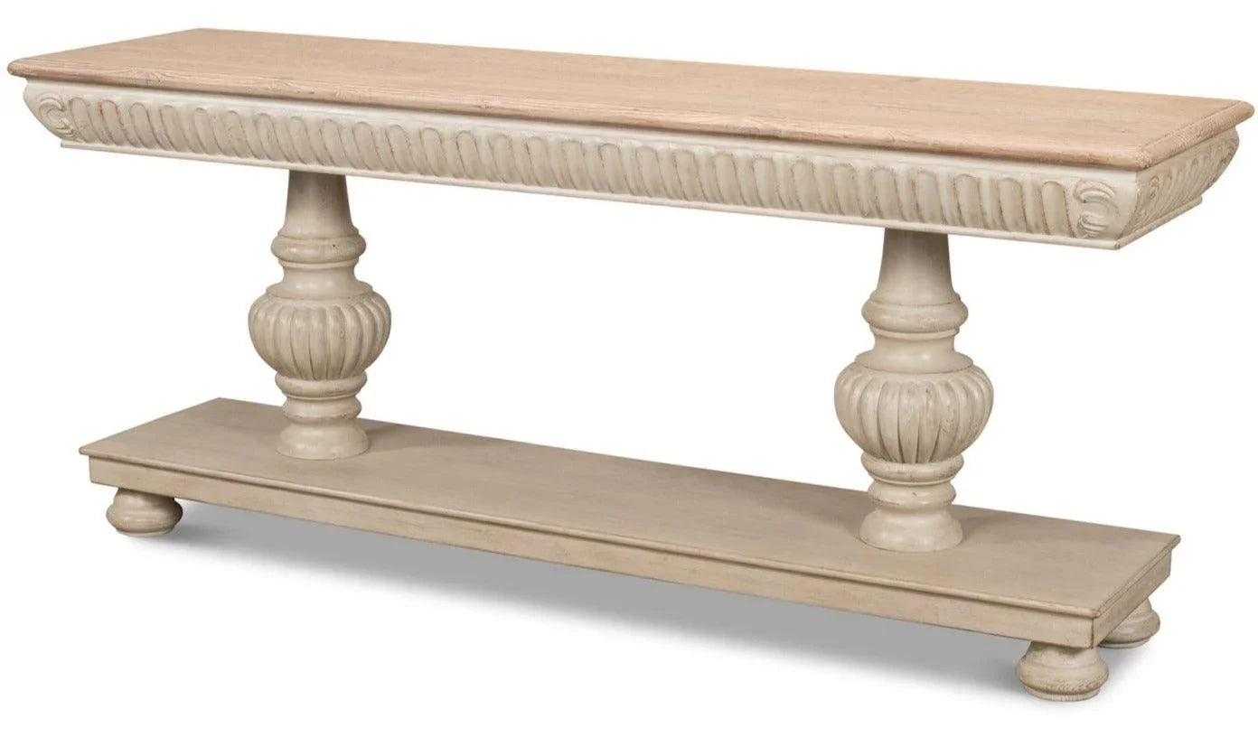 Fountainebleau Taupe Console Table - Belle Escape