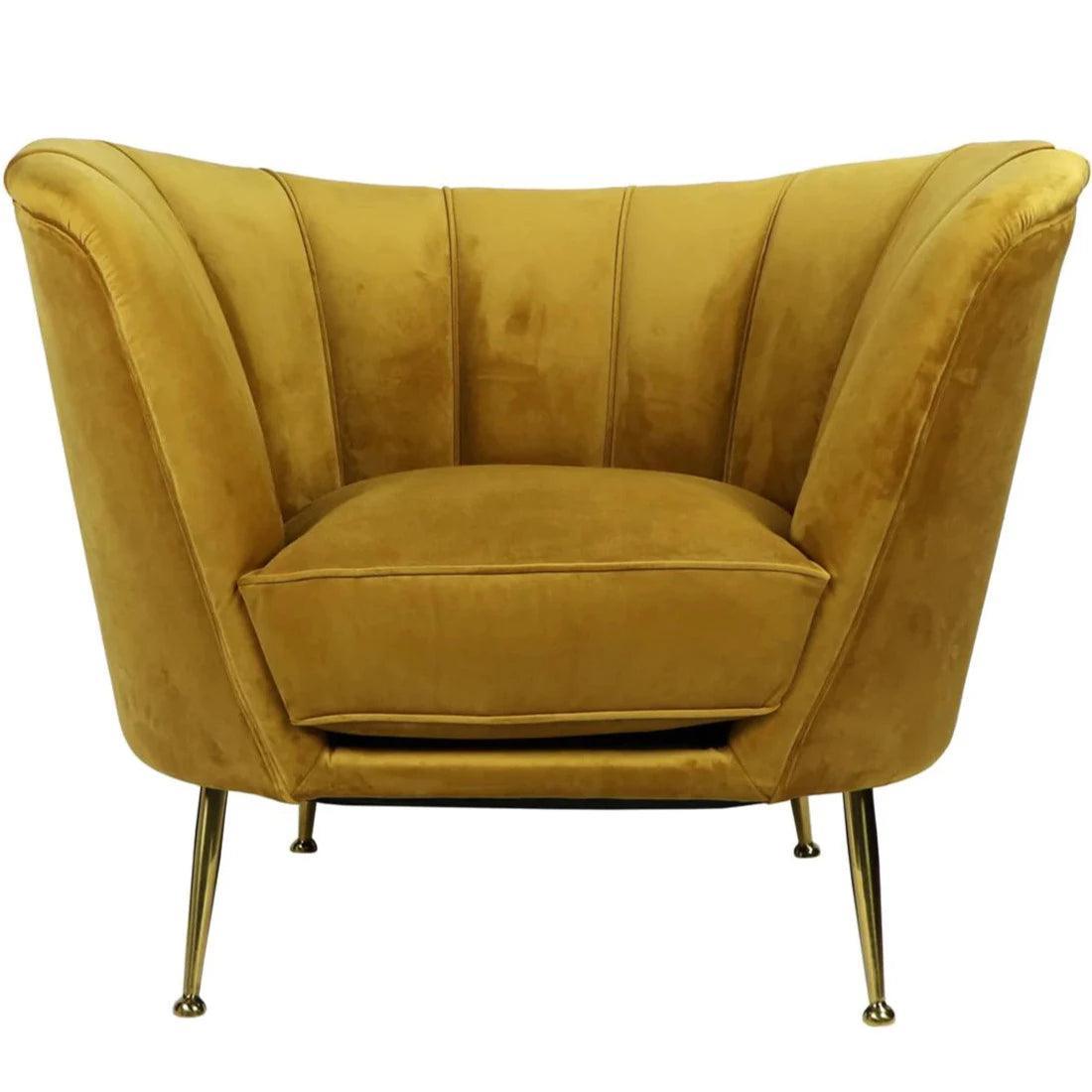 Modern Luxe Dijon Tub Chair - Belle Escape