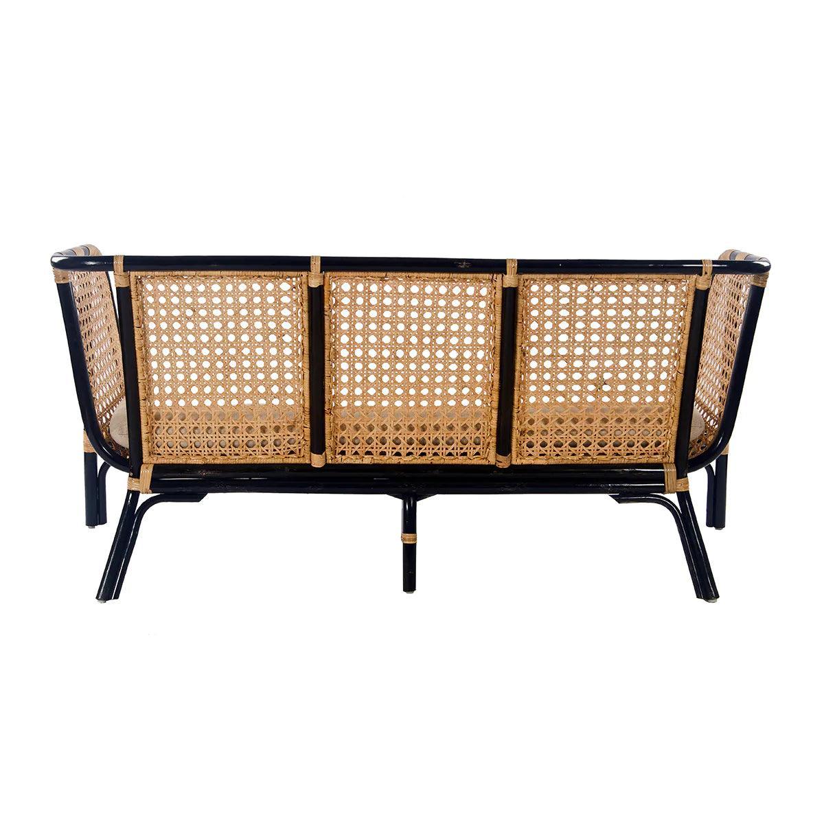 Quay Rattan Weave Lounge Sofa - Belle Escape