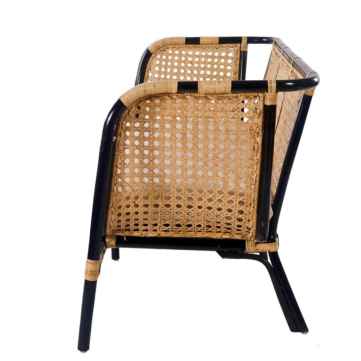 Quay Rattan Weave Lounge Sofa - Belle Escape