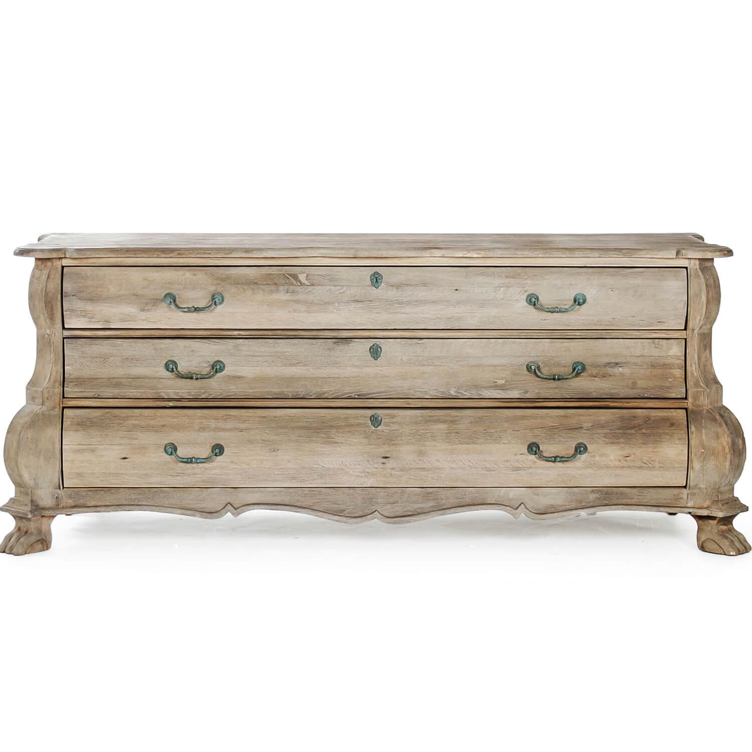 Weathered Limoges Oak Chest - Belle Escape