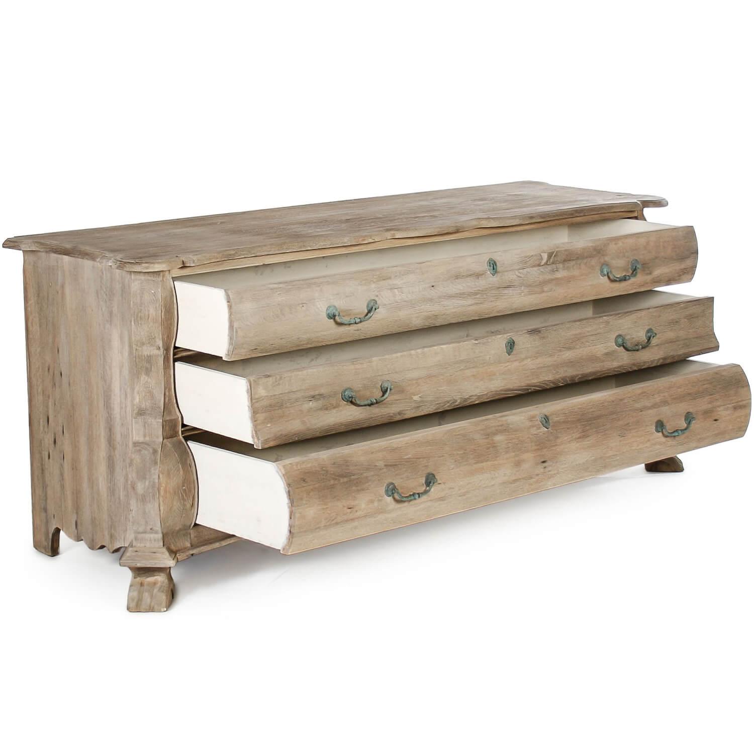 Weathered Limoges Oak Chest - Belle Escape
